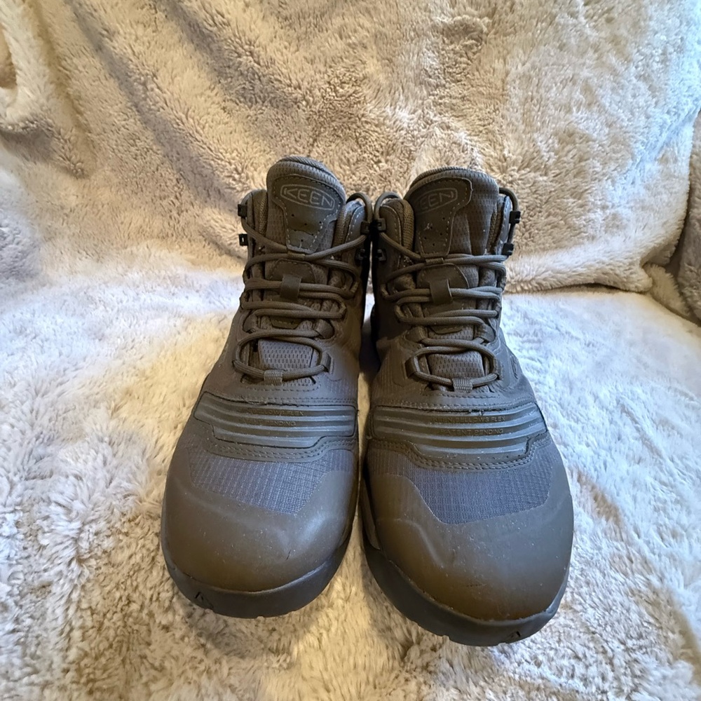 Keen Men's Dark Brown Tactical Boots